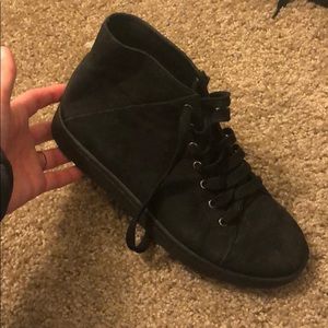 🖤 Eileen Fisher - black suede high top sneaker 🖤